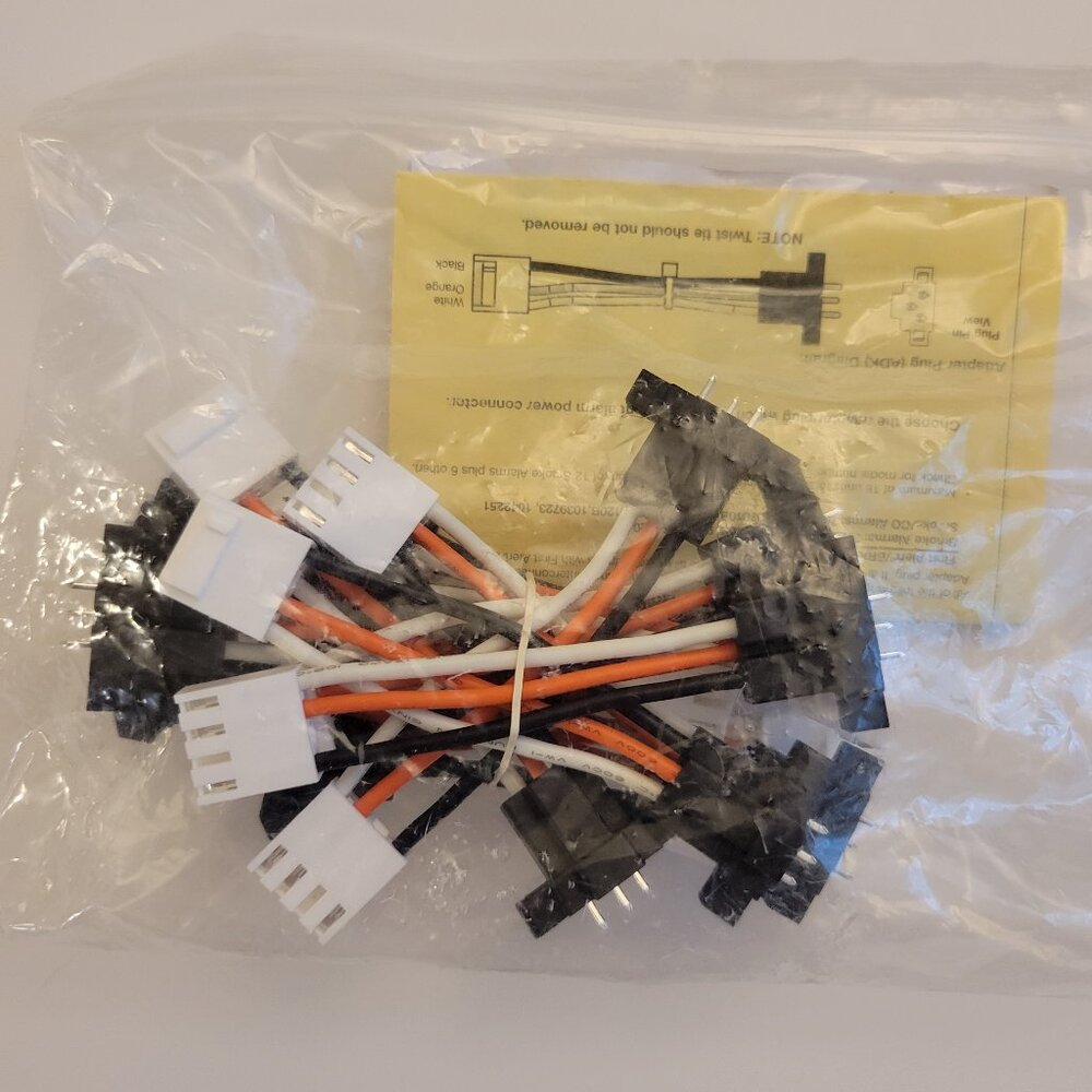 NEW - First Alert BRK Hardwired Adapter Plug (12-Pack)